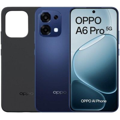 Oppo A6 Pro 5G 8GB 256GB 6,57" Azul Ecrã AMOLED Oppo A6 Pro 5G 8GB 256GB 6,57" Azul Ecrã AMOLED