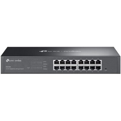 TP-Link Omada ES216G Switch Gerido 16x Portas Gigabit Ethernet L2 Montagem Rack TP-Link Omada ES216G Switch Gerido 16x Portas Gigabit Ethernet L2 Montagem Rack