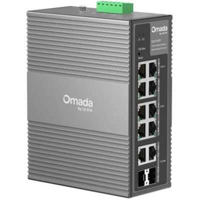 Switch TP-Link Omada IES210GPP 8x Portas Gigabit L2+ PoE++ Cloud DIN Rail Rack Switch TP-Link Omada IES210GPP 8x Portas Gigabit L2+ PoE++ Cloud DIN Rail Rack