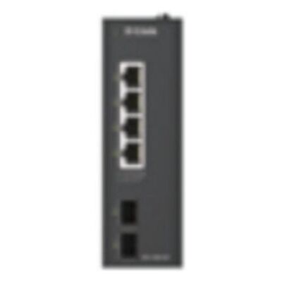 D-Link DIS-100G-06/M Switch Industrial 4x Portas RJ-45 Gigabit 2 SFP DIN Rail IP40 D-Link DIS-100G-06/M Switch Industrial 4x Portas RJ-45 Gigabit 2 SFP DIN Rail IP40