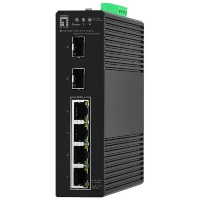 Comutador LevelOne IGS-2106P Gestor L2 Gigabit Ethernet PoE+ Comutador LevelOne IGS-2106P Gestor L2 Gigabit Ethernet PoE+