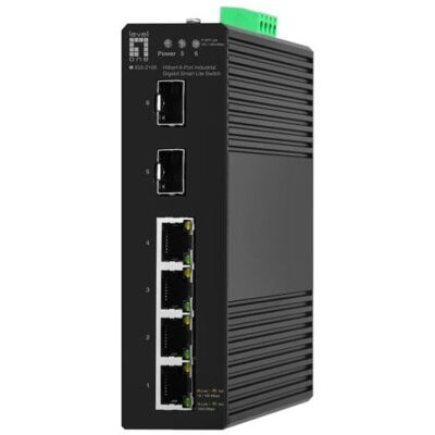 Comutador LevelOne IGS-2106 Gestor L2 Gigabit Ethernet 4 Portas Comutador LevelOne IGS-2106 Gestor L2 Gigabit Ethernet 4 Portas