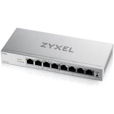 Comutador Zyxel GS1200-8HPV3 8 Portas Gigabit PoE+ Gerido L2 Comutador Zyxel GS1200-8HPV3 8 Portas Gigabit PoE+ Gerido L2