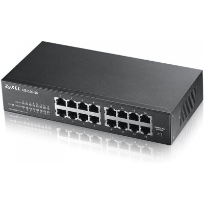 Zyxel GS1100-16 Switch 16 Portas Gigabit Ethernet Zyxel GS1100-16 Switch 16 Portas Gigabit Ethernet