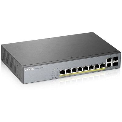 Switch Gestor Zyxel GS1350-12HP 8 Ports PoE Gigabit + 2 SFP Switch Gestor Zyxel GS1350-12HP 8 Ports PoE Gigabit + 2 SFP