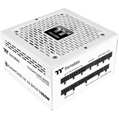 Thermaltake Toughpower GF A3 Snow TT Premium Edition PCIe 5.0 1050W 80 Plus Gold Modular Thermaltake Toughpower GF A3 Snow TT Premium Edition PCIe 5.0 1050W 80 Plus Gold Modular