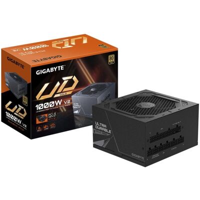 GIGABYTE UD1000GM PG5 V2 Fonte de Alimentação ATX 3.1 Modular PCIe Gen 5.1 1000W 80 PLUS Gold GIGABYTE UD1000GM PG5 V2 Fonte de Alimentação ATX 3.1 Modular PCIe Gen 5.1 1000W 80 PLUS Gold