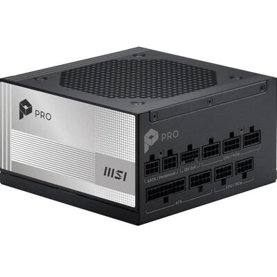Fuente de Alimentación MSI PRO A1000PL PCIE5 1000W Certificação 80 Plus Platinum modular Fuente de Alimentación MSI PRO A1000PL PCIE5 1000W Certificação 80 Plus Platinum modular