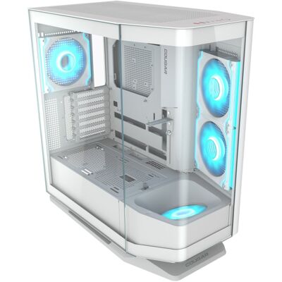 Cougar FV270 RGB Torre E-ATX com Vidro Temperado Curvo e USB-C Branca Cougar FV270 RGB Torre E-ATX com Vidro Temperado Curvo e USB-C Branca