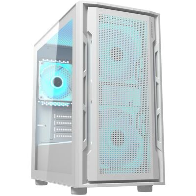 Cougar Uniface Mini RGB Caixa Gaming Micro-ATX com 3 Ventoinhas ARGB e Vidro Temperado Branca Cougar Uniface Mini RGB Caixa Gaming Micro-ATX com 3 Ventoinhas ARGB e Vidro Temperado Branca