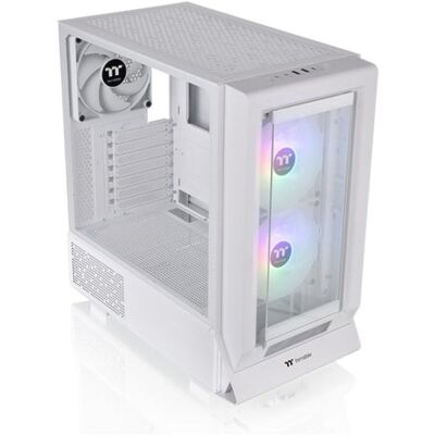Thermaltake Ceres 350 MX Midi Tower E-ATX SPCC com RGB, Vidro Temperado e USB-C Branca Thermaltake Ceres 350 MX Midi Tower E-ATX SPCC com RGB, Vidro Temperado e USB-C Branca