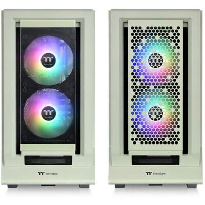Thermaltake Ceres 350 MX Torre Midi ATX RGB com Vidro Temperado Verde Thermaltake Ceres 350 MX Torre Midi ATX RGB com Vidro Temperado Verde