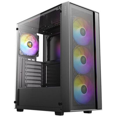 Antec AX65 ARGB Midi Tower Gaming ATX com Janela Lateral e 4x Ventoinhas RGB Preta Antec AX65 ARGB Midi Tower Gaming ATX com Janela Lateral e 4x Ventoinhas RGB Preta