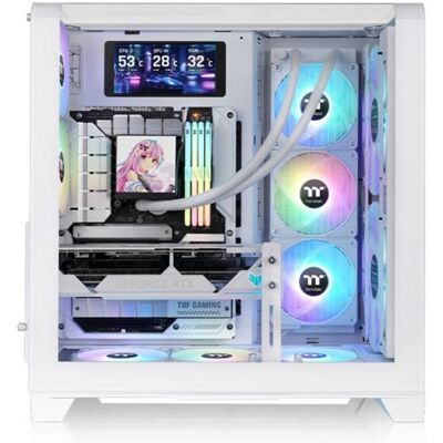 Thermaltake View 390 Air Caixa Gaming ATX com Vidro Temperado e ARGB Branca Thermaltake View 390 Air Caixa Gaming ATX com Vidro Temperado e ARGB Branca