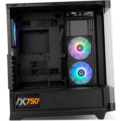 NOX Hummer ETHER Caixa Semitorre Gaming ATX com Vidro Curvo e USB-C Preta NOX Hummer ETHER Caixa Semitorre Gaming ATX com Vidro Curvo e USB-C Preta