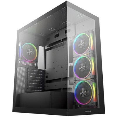 DeepCool CG580 4F V2 Caixa Gaming ATX com Vidro Temperado e RGB Preta DeepCool CG580 4F V2 Caixa Gaming ATX com Vidro Temperado e RGB Preta