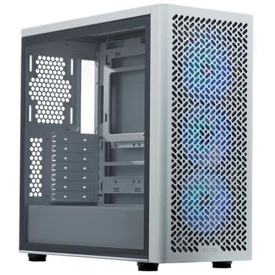 Cooler Master Elite 502 Caixa Gaming E-ATX com Vidro Temperado e ARGB Branca Cooler Master Elite 502 Caixa Gaming E-ATX com Vidro Temperado e ARGB Branca