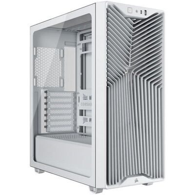 Caixa PC Corsair 3200D RS Mid-Tower Branca Vidro Temperado 3 Ventoinhas Caixa PC Corsair 3200D RS Mid-Tower Branca Vidro Temperado 3 Ventoinhas