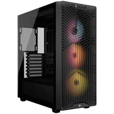 Caixa Mid-Tower Corsair 3200D RS ARGB Vidro Temperado USB-C Smoke Caixa Mid-Tower Corsair 3200D RS ARGB Vidro Temperado USB-C Smoke