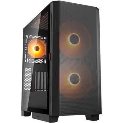Caixa Cougar CGR-5YA6B-RGB Midi Tower Vidro Temperado RGB Gaming Caixa Cougar CGR-5YA6B-RGB Midi Tower Vidro Temperado RGB Gaming