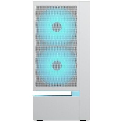 Caixa Cougar CGR-2DA4W-M Midi Tower vidro aço ATX RGB branca gaming Caixa Cougar CGR-2DA4W-M Midi Tower vidro aço ATX RGB branca gaming