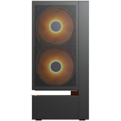 Caixa Cougar CGR-2DA4B-M Midi Tower Vidro Temperado RGB ATX Preto Caixa Cougar CGR-2DA4B-M Midi Tower Vidro Temperado RGB ATX Preto