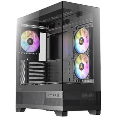 Caixa de PC Antec CX700 ARGB Vidro ATX/Micro ATX/ITX Preto RGB Caixa de PC Antec CX700 ARGB Vidro ATX/Micro ATX/ITX Preto RGB