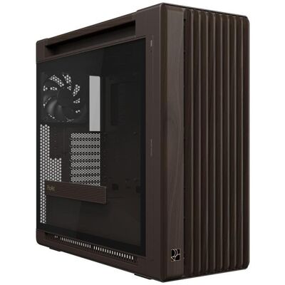 Torre ASUS ProArt PA602 Wood Edition Retro Brown vidro temperado E-ATX castanho Torre ASUS ProArt PA602 Wood Edition Retro Brown vidro temperado E-ATX castanho