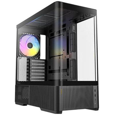 Caixa PC Antec C6 Curve ARGB Vidro Temperado Panorâmico 3 Ventoinhas ARGB Caixa PC Antec C6 Curve ARGB Vidro Temperado Panorâmico 3 Ventoinhas ARGB