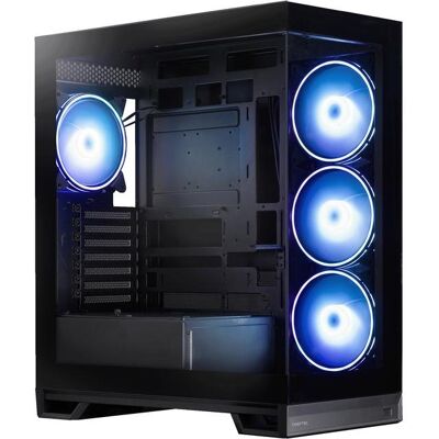 Caixa PC Chieftec GX-30B-OP Midi Tower RGB Vidro Temperado Caixa PC Chieftec GX-30B-OP Midi Tower RGB Vidro Temperado