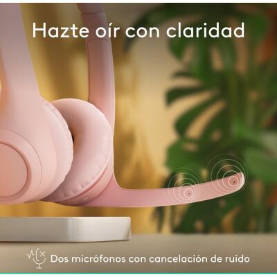 Logitech Zone 300 Headset Sem Fios Bluetooth com Microfone Omnidirecional Rosa Logitech Zone 300 Headset Sem Fios Bluetooth com Microfone Omnidirecional Rosa