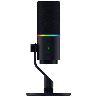 Microfone Razer Seiren V3 Pro USB XLR cardioide com filtro antipop Microfone Razer Seiren V3 Pro USB XLR cardioide com filtro antipop