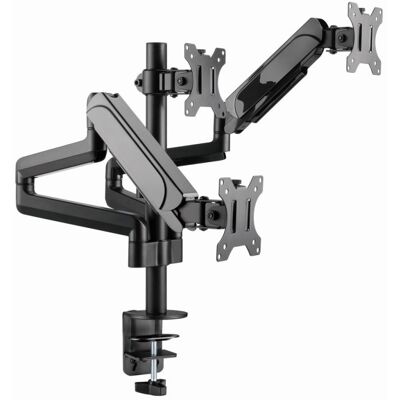 Gembird MA-DA3-01 montagem e suporte para monitores 68,6 cm (27") Secretária Preto Gembird MA-DA3-01 montagem e suporte para monitores 68,6 cm (27") Secretária Preto