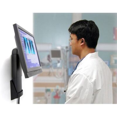 Ergotron Neo-Flex Wall Mount Lift Suporte de Parede Ajustável para Monitor 24" 7,2kg Preto Ergotron Neo-Flex Wall Mount Lift Suporte de Parede Ajustável para Monitor 24" 7,2kg Preto
