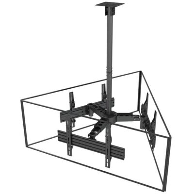 Equip 650371 Suporte Triplo de Teto para TV 32"/65" VESA 600x400 Max 90Kg Equip 650371 Suporte Triplo de Teto para TV 32"/65" VESA 600x400 Max 90Kg