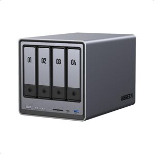 NAS UGREEN NASync 112TB 2.5GbE USB 10Gbps IA Segurança Privada NAS UGREEN NASync 112TB 2.5GbE USB 10Gbps IA Segurança Privada