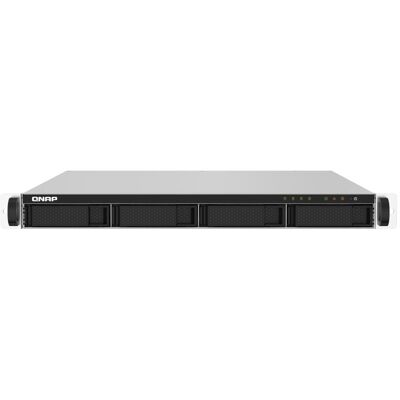 QNAP TS-432PXU-RP NAS Bastidor 1U com 4 Baías Preto QNAP TS-432PXU-RP NAS Bastidor 1U com 4 Baías Preto