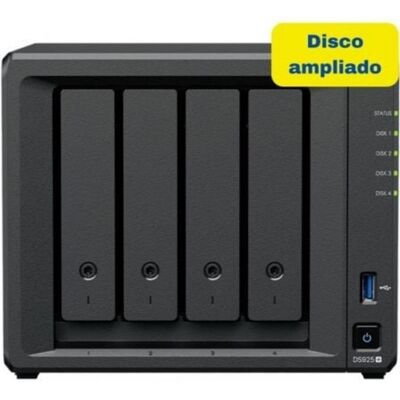 NAS Synology DiskStation DS925+ 8TB 4 Bay Interno 2.5GbE RAID Expansível com SSD M.2 NAS Synology DiskStation DS925+ 8TB 4 Bay Interno 2.5GbE RAID Expansível com SSD M.2