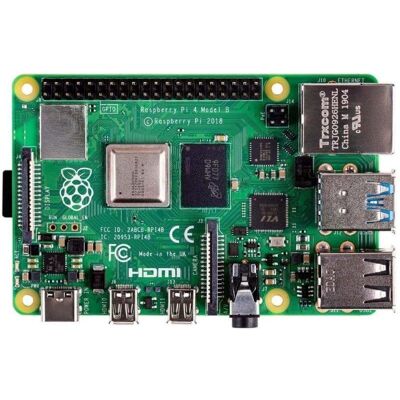 Raspberry Pi 4 Modelo B - Placa de desenvolvimento 4GB - Computador Raspberry Pi 4 Modelo B - Placa de desenvolvimento 4GB - Computador