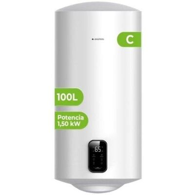 Termo Aspes 100L 1500W vertical aço branco resistente Termo Aspes 100L 1500W vertical aço branco resistente
