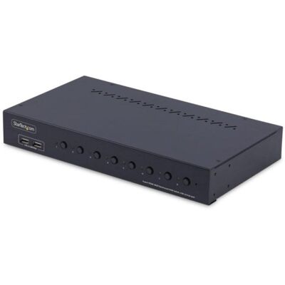 Conmutador KVM StarTech.com 8 Puertos HDMI 4K 60Hz com Hub USB 4 Portas Rack 1U Conmutador KVM StarTech.com 8 Puertos HDMI 4K 60Hz com Hub USB 4 Portas Rack 1U