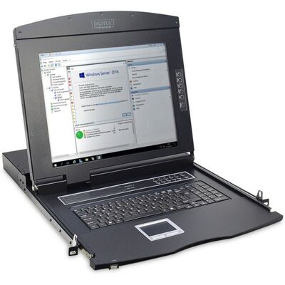 Digitus Consola Modular 17" KVM de 1 Porta e Painel Táctil Digitus Consola Modular 17" KVM de 1 Porta e Painel Táctil