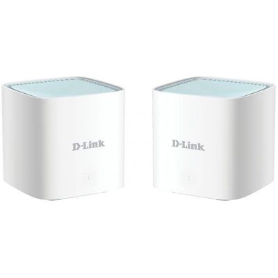WiFi Mesh D-Link 2 Nós AX1500 370 m² com IA e controlo por voz WiFi Mesh D-Link 2 Nós AX1500 370 m² com IA e controlo por voz