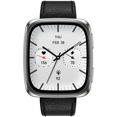Amazfit Active 2 NFC Bluetooth GPS 43mm AMOLED Prata Correa Couro e Silicone M SpO2 Pulsómetro Amazfit Active 2 NFC Bluetooth GPS 43mm AMOLED Prata Correa Couro e Silicone M SpO2 Pulsómetro