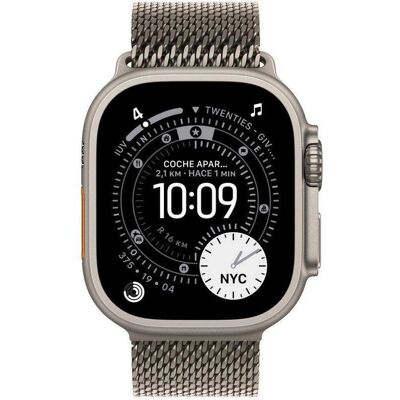 Apple Watch Ultra 3 GPS + Cellular 49mm OLED Titânio Natural L Resistência Água 10ATM+IP6X Apple Watch Ultra 3 GPS + Cellular 49mm OLED Titânio Natural L Resistência Água 10ATM+IP6X