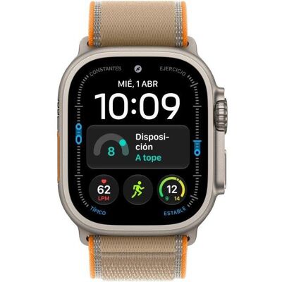 Apple Watch Ultra 4 GPS + Cellular 49mm Titânio Natural com Bracelete Loop Trail Areia M/L Apple Watch Ultra 4 GPS + Cellular 49mm Titânio Natural com Bracelete Loop Trail Areia M/L