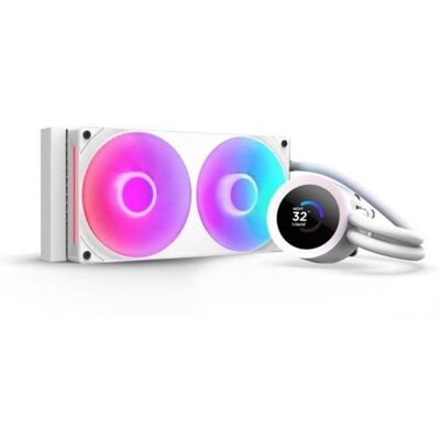 Refrigeración Líquida NZXT Kraken Plus RGB 240mm 2 Ventiladores Branco LED TFT Refrigeración Líquida NZXT Kraken Plus RGB 240mm 2 Ventiladores Branco LED TFT