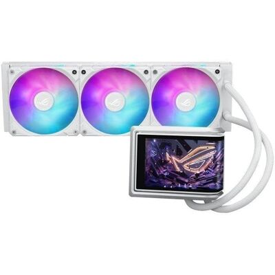 Refrigeração Líquida Asus ROG Ryuo IV 360mm ARGB 3 Ventiladores Ecrã AMOLED Compatível Intel/AMD Refrigeração Líquida Asus ROG Ryuo IV 360mm ARGB 3 Ventiladores Ecrã AMOLED Compatível Intel/AMD