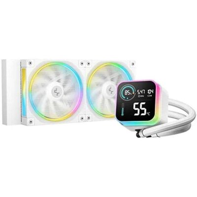 Refrigeração Líquida DeepCool LQ240 White 240mm 2 Ventoinhas RGB Refrigeração Líquida DeepCool LQ240 White 240mm 2 Ventoinhas RGB