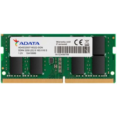 Adata SO-DIMM DDR4 3200MHz 8GB CL22 Adata SO-DIMM DDR4 3200MHz 8GB CL22